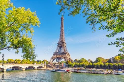 Eiffel tower in Paris city © Stockbym