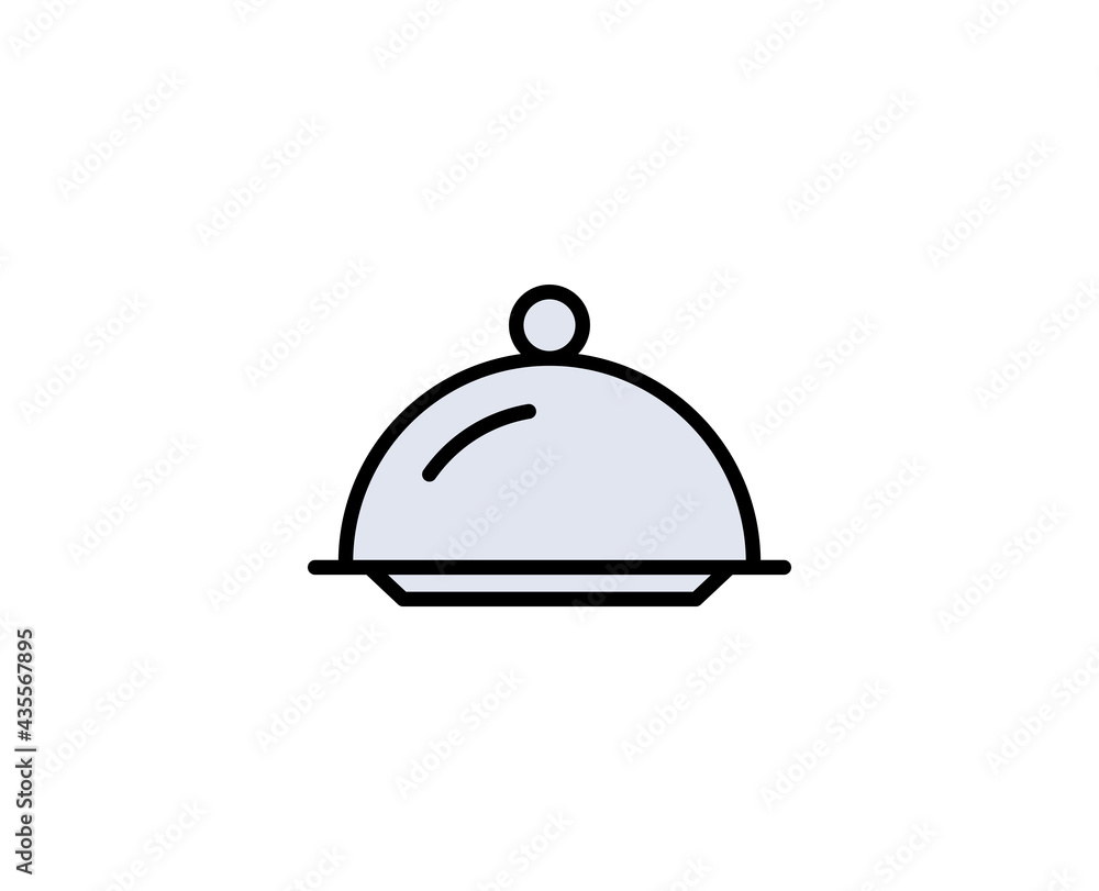 Tray flat icon. Single high quality outline symbol for web design or mobile app. Holidays thin line signs for design logo, visit card, etc. Outline pictogram EPS10 Tray flat icon. Single high quality outline symbol for web design or mobile app. Holidays thin line signs for design logo, visit card, etc. Outline pictogram EPS10