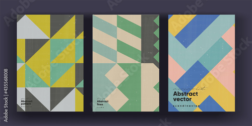 Abstract background. A set of vector pictures. Watercolor abstract backgrounds in pastel colors. Non-traced painting effects. Ideal for interior paintings, posters, covers or banners.