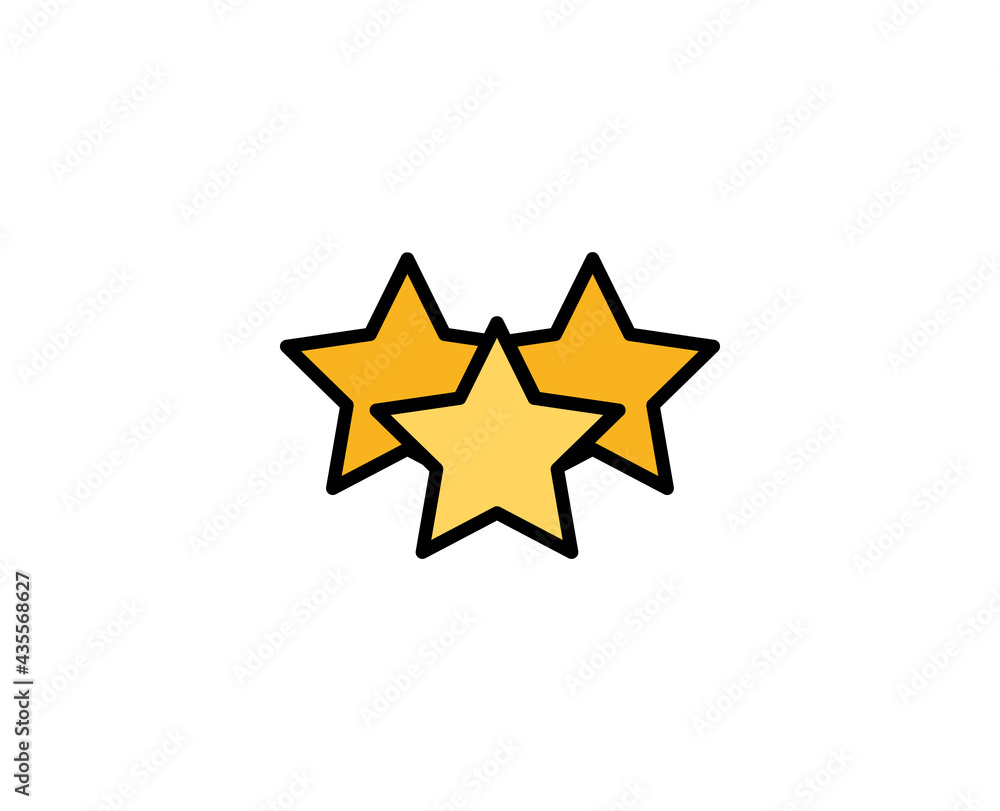 Star premium line icon. Simple high quality pictogram. Modern outline style icons. Stroke vector illustration on a white background. Star premium line icon. Simple high quality pictogram. Modern outline style icons. Stroke vector illustration on a white background.