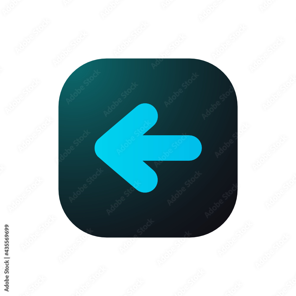 Arrow Backward - Sticker Arrow Backward - Sticker