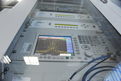 Almaty, Kazakhstan - 11.20.2015 : Device for receiving digital data from the KAZSAT space satellite