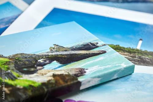 Photo canvas prints, landscape photo printed on canvas. Photography stretched with gallery wrap