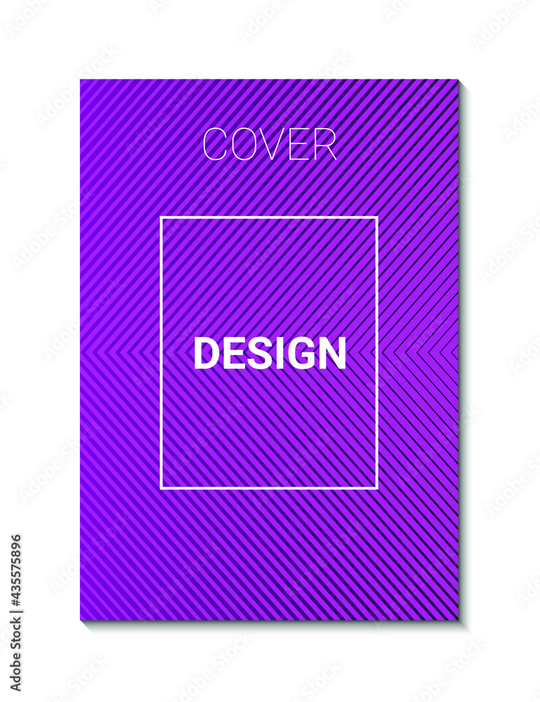 Minimal cover design template with abstract lines modern color gradient brochure, catalog, poster, book, magazine. Minimal cover design template with abstract lines modern color gradient brochure, catalog, poster, book, magazine.