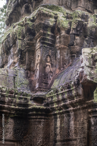 Та Prohm is the largest temple, it rains in the rainy season.(Cambodia, 04.10. 2019).