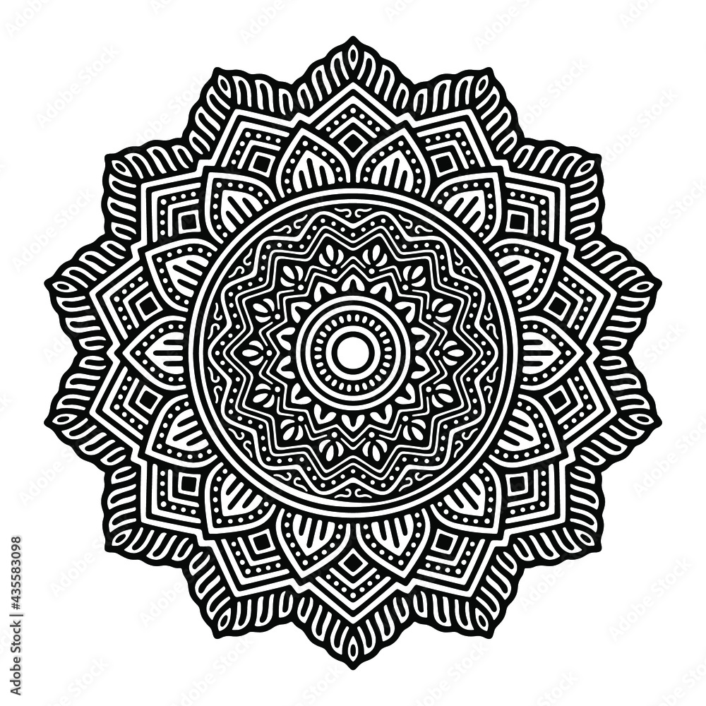 Ornamental luxury mandala pattern, Mandala. Round Ornament Pattern