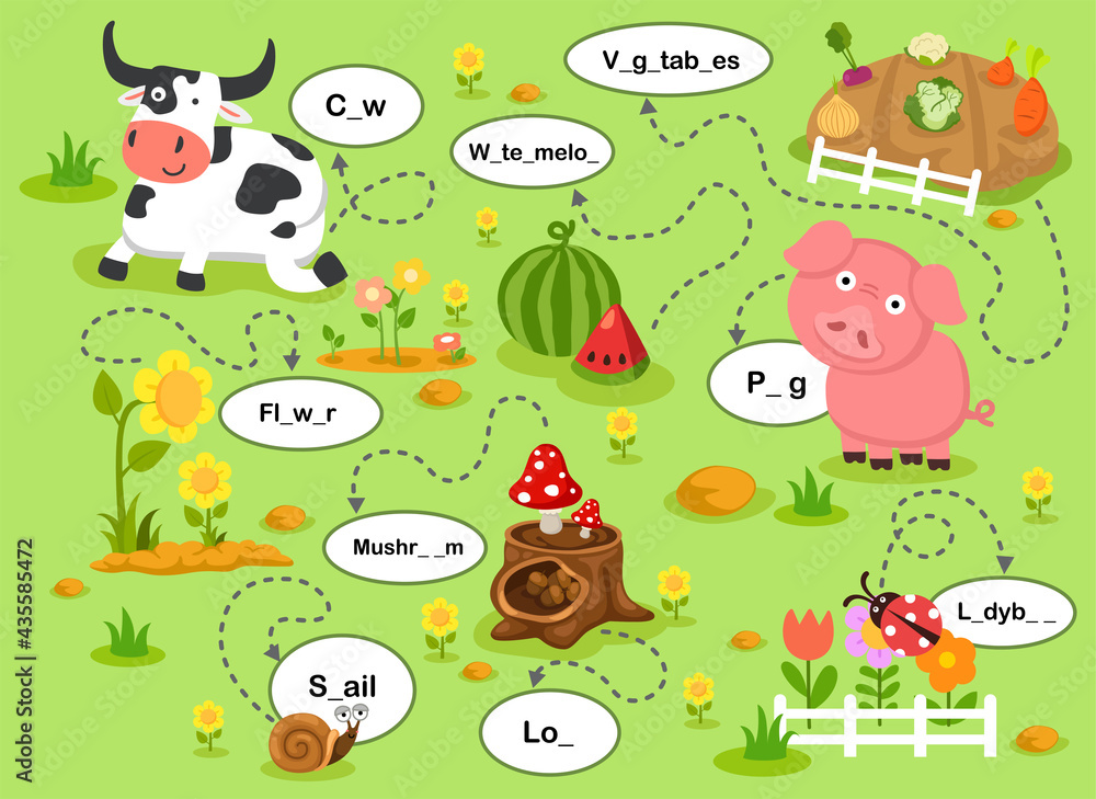 Educational maze game for children illustration Educational maze game for children illustration