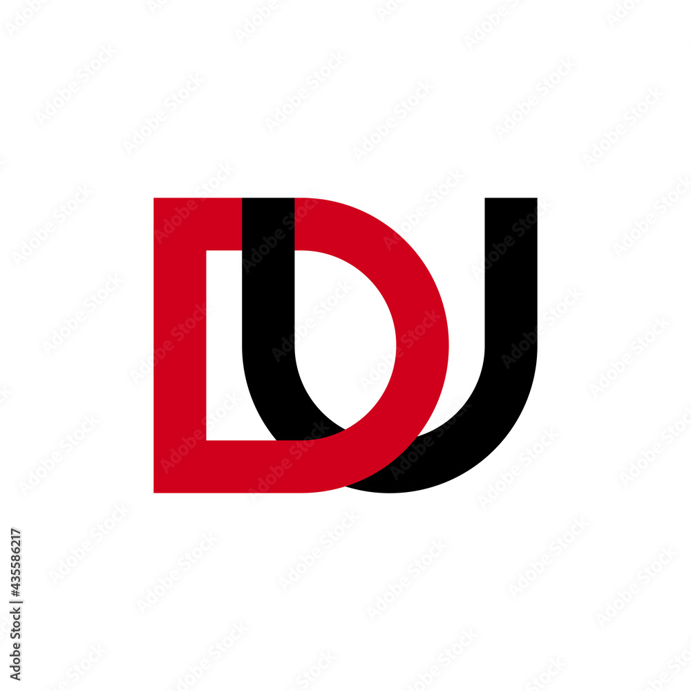 Illustration Vector Graphic of Modern DU Letter Logo. Perfect to use for Technology Company Illustration Vector Graphic of Modern DU Letter Logo. Perfect to use for Technology Company