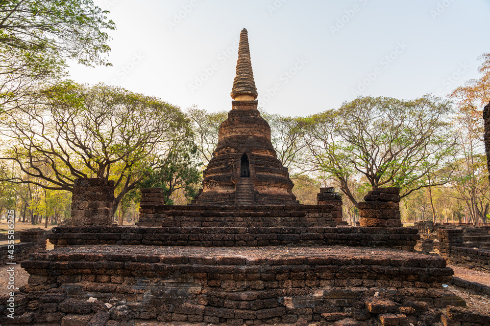 Stupa of Wat Nang Phaya at the Si Satchanalai Historical Park, Sukhothai, Thailand