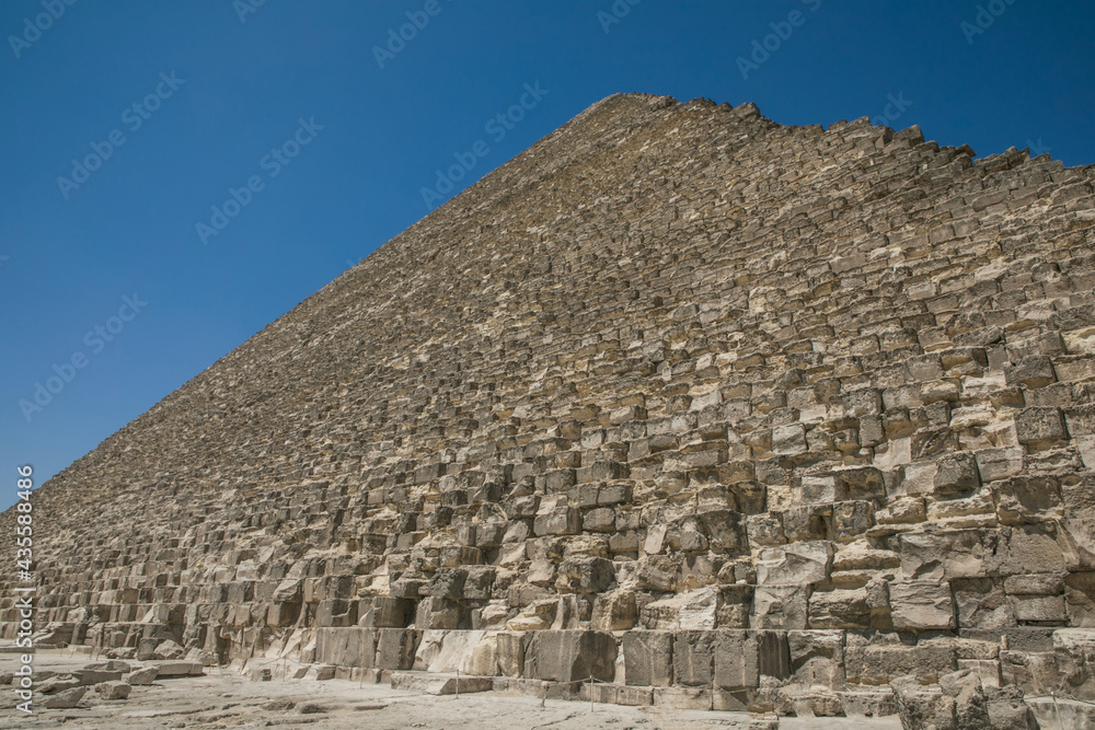 Attractions of Egypt.  Big pyramids of Egypt. Photos from a trip.