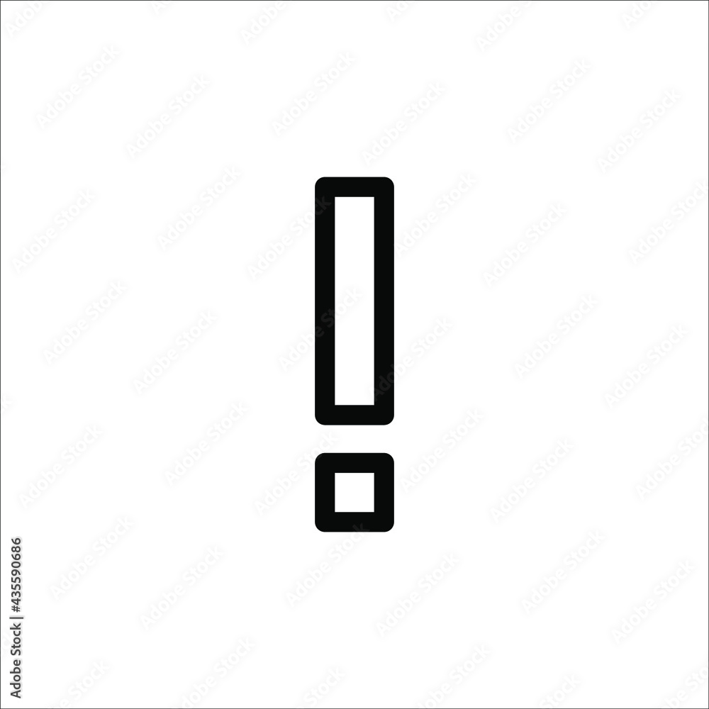 Warning icon. Attention icon. Danger symbol. Vector illustration Warning icon. Attention icon. Danger symbol. Vector illustration