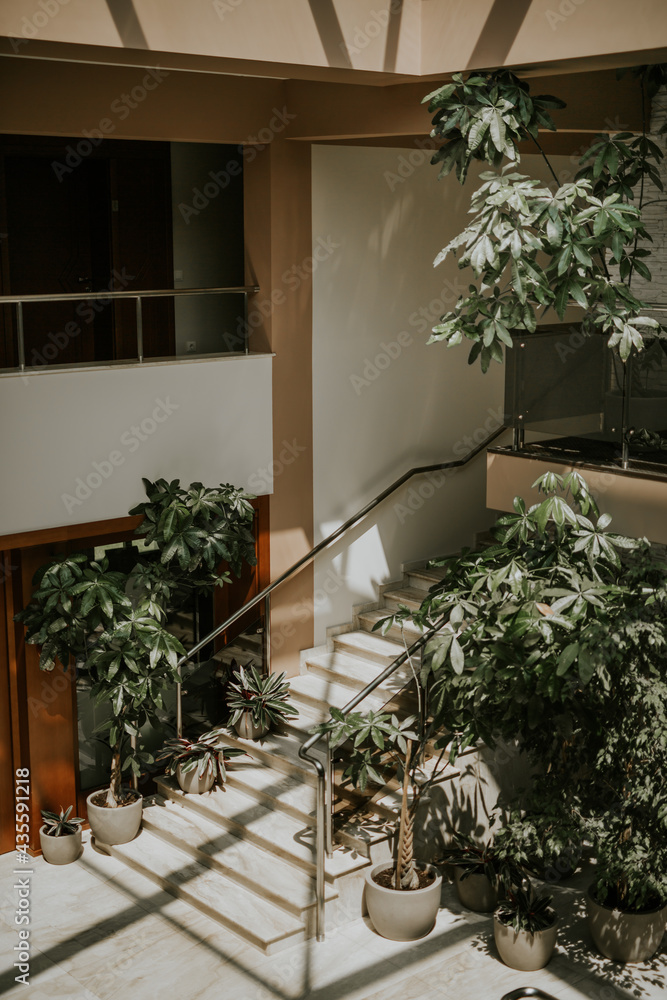 staircase in a hotel