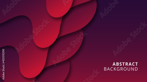 3d Abstract background with layered cool gradient
