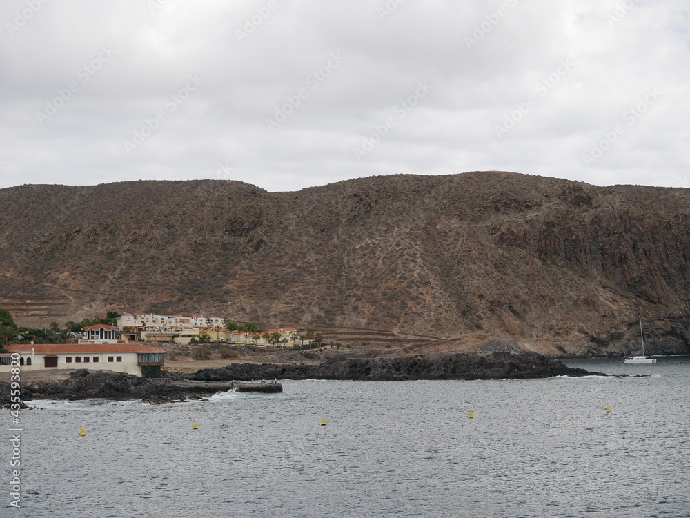 deserted landscape on La Gomera, Canary islands