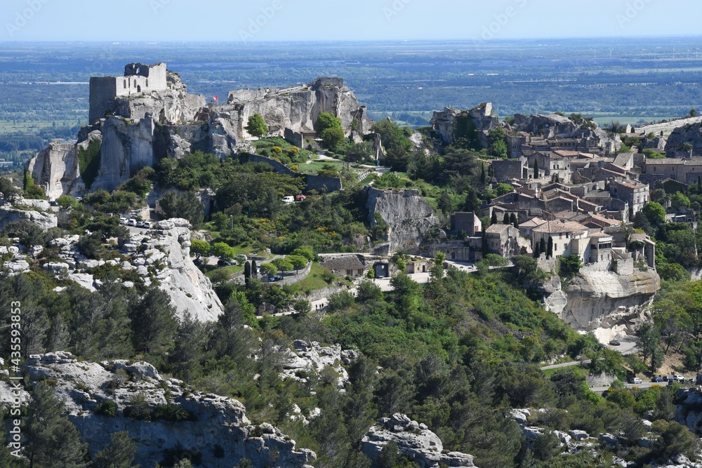Obraz premium Les Baux de Provence, Bouches-du-Rhône, France