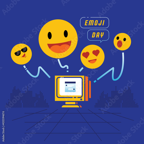 emoji sending from desktop computer