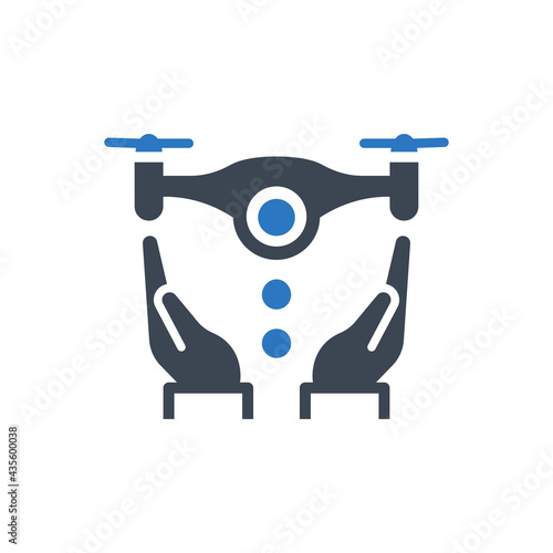 Air drone icon