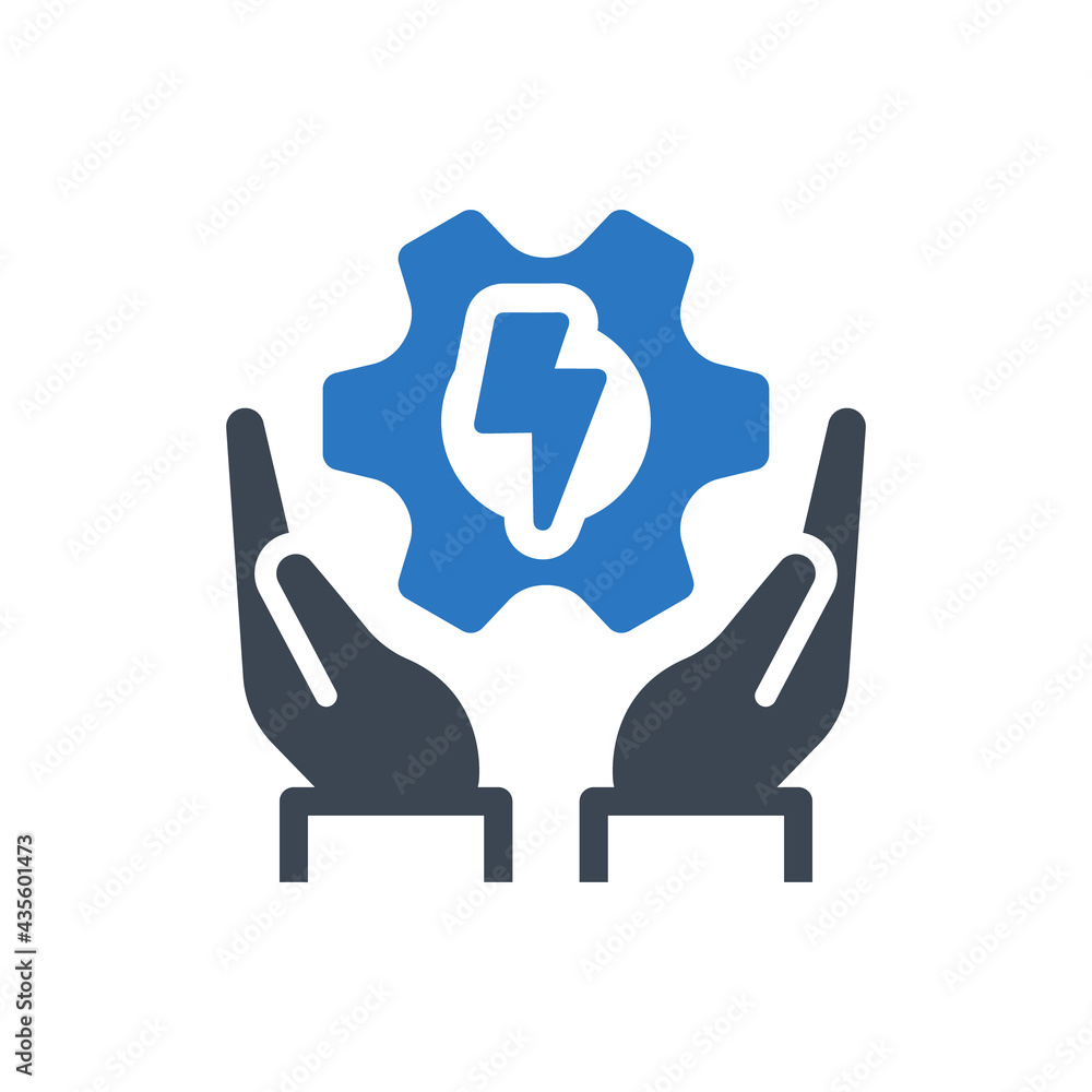 Energy efficiency icon Energy efficiency icon