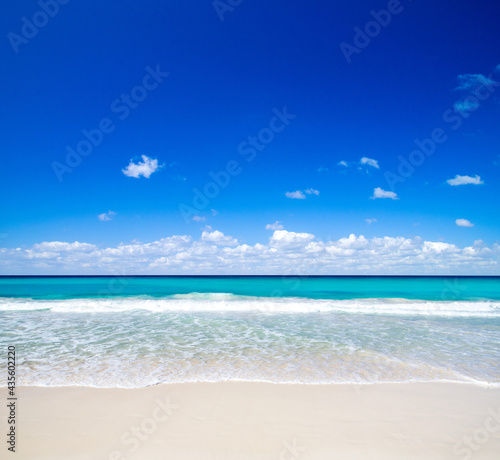 beach and tropical sea. nature background