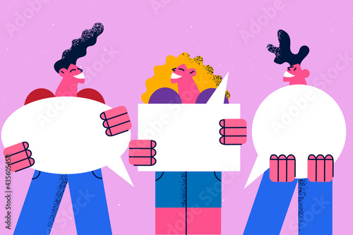 Communication, chat, speech concept