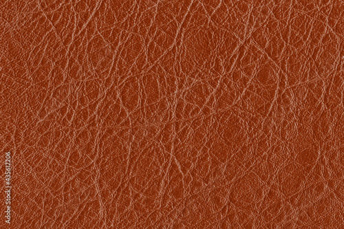 Abstract leather texture on classic brown background.