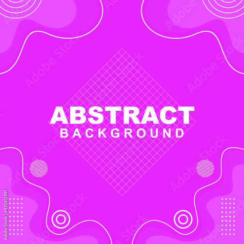 Illustration set vector of abstract background in violet color. Good to use for banner, social media template, poster and flyer template, etc