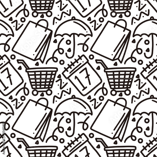 doodle set of sale discount hand drawing