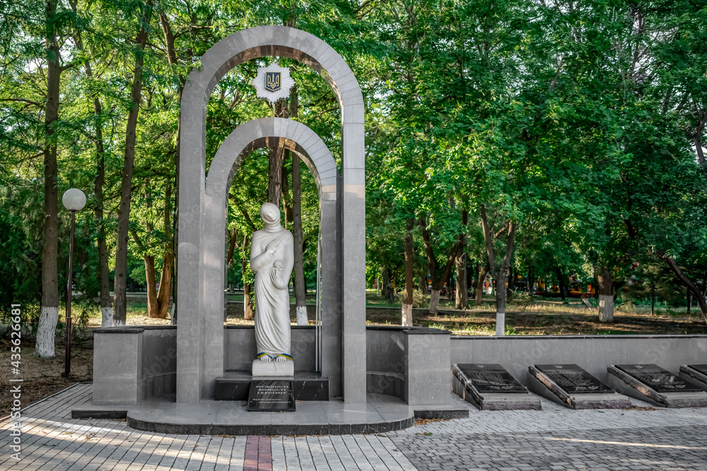 Kherson, Ukraine - July 22, 2020: Sculpture 