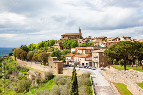 Medieval town of Montalcino, Tuscany, Italy photo