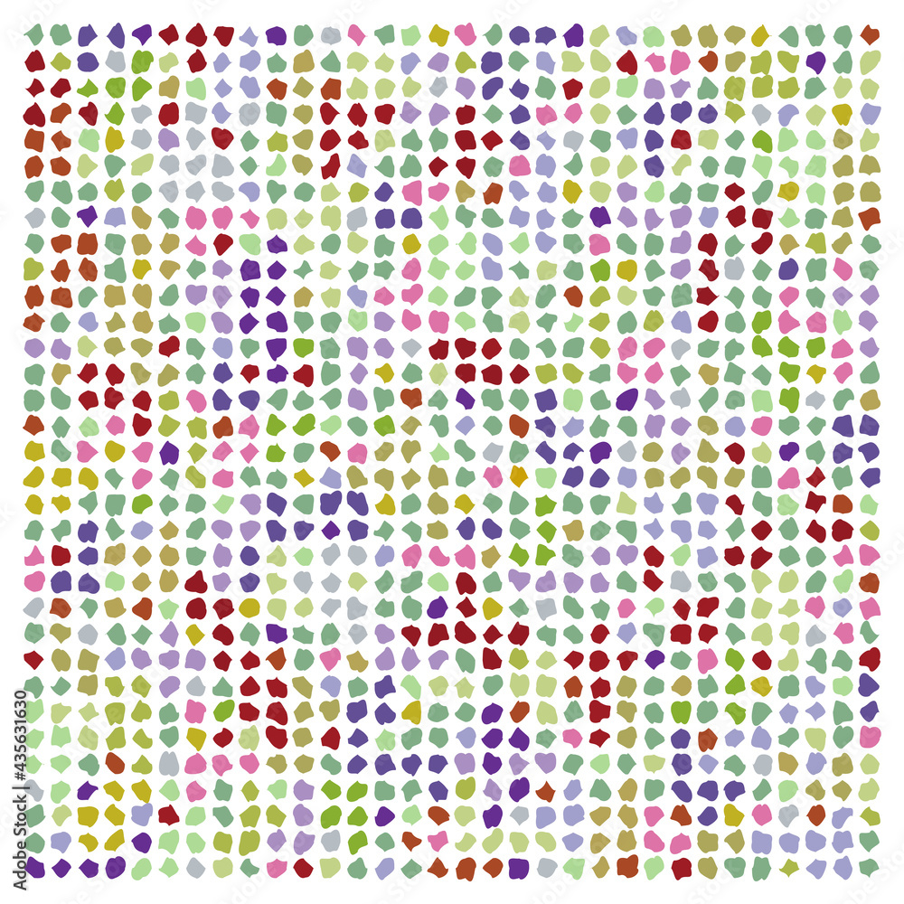 Colorful spots on a white background Colorful spots on a white background