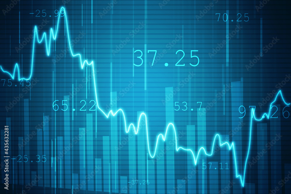 Futuristic raise arrow chart digital transformation abstract technology background. Big data and business growth currency stock and investment economy Futuristic raise arrow chart digital transformation abstract technology background. Big data and business growth currency stock and investment economy