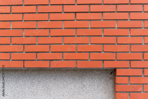 Wallpaper Mural Orange brick wall with a copy space in the bottom of the frame  Torontodigital.ca