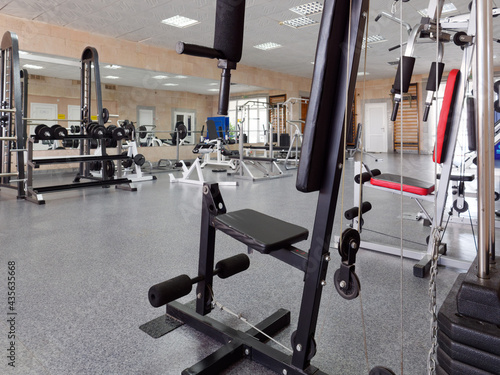 sports fitness room with sports equipment and exercise equipment