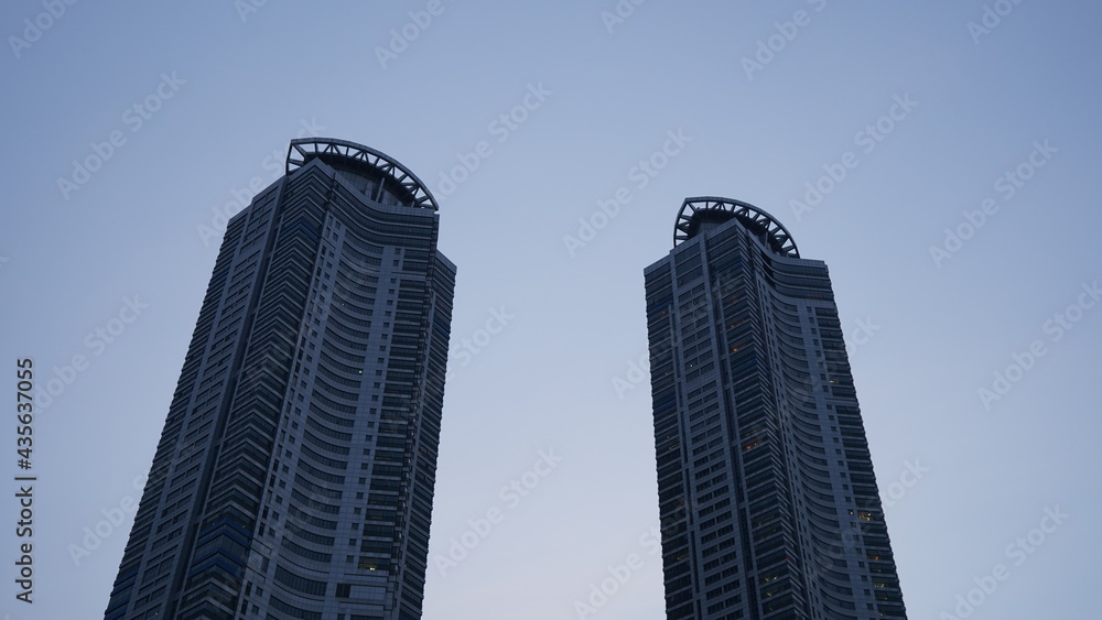 Naklejka premium 高層ビルからの風景