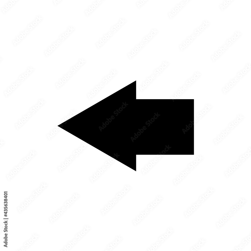 Graphic flat arrow icon for your design, flat design icon Graphic flat arrow icon for your design, flat design icon
