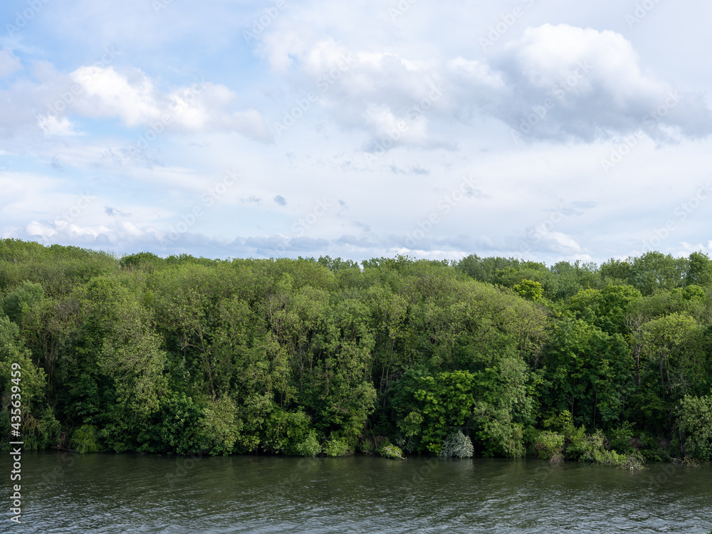 les bords de Seine au printemps