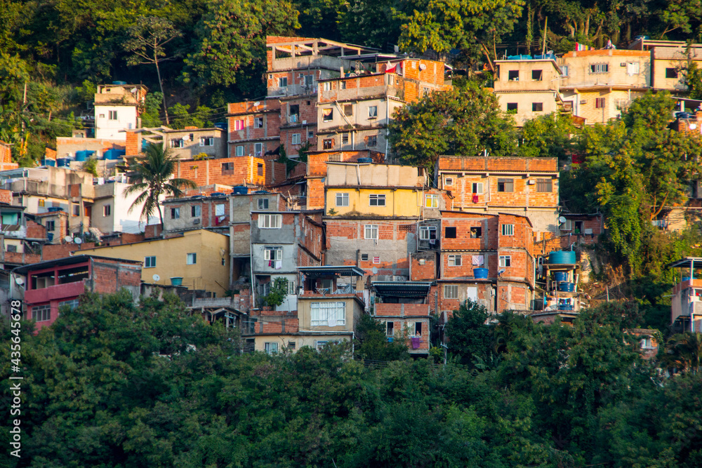 slum of Tabajara in rio de janeiro Brazil.