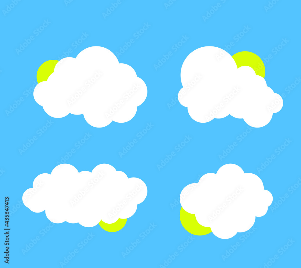 Cloud vector icon. Cloud-computing, cloud-server, database vector sign
