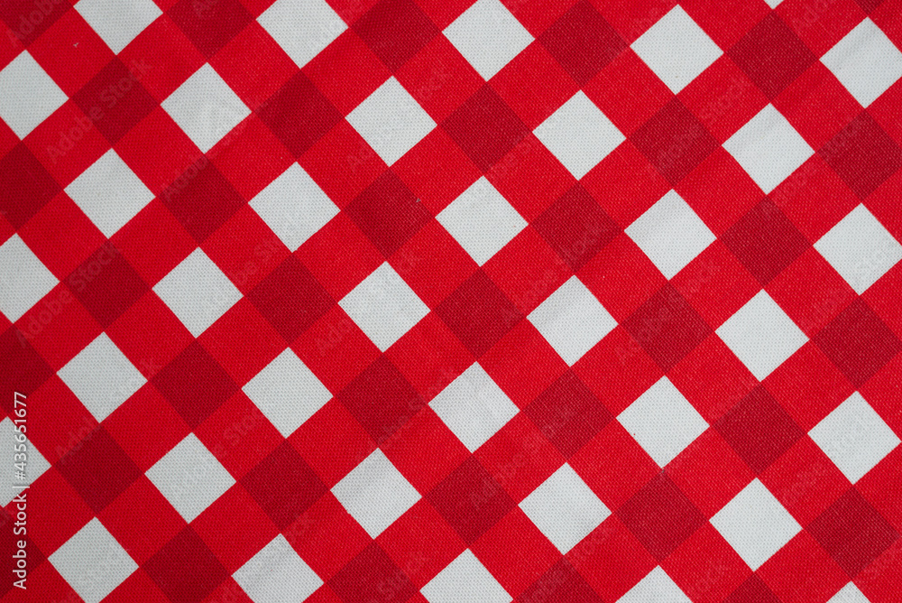Red napkin isolated on white background. Red napkin isolated on white background.