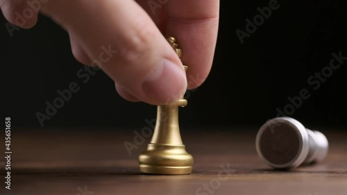 Business competition concept or change of company ownership.