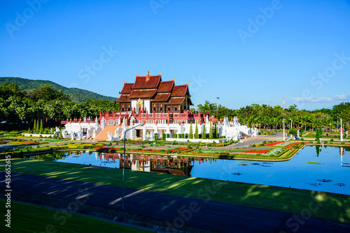Royal Pavilion or Hor Kham Luang Building in Chiang Mai Province photo