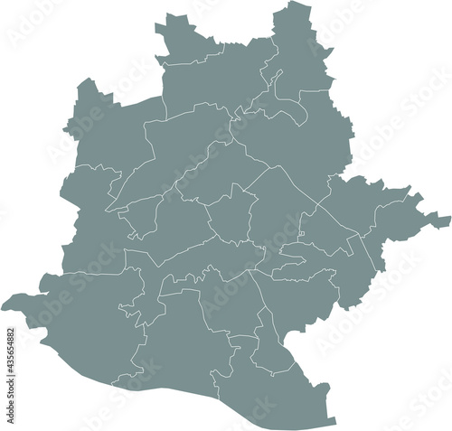 Simple vector administrative flag map of the German regional capital city of Stuttgart  Germany