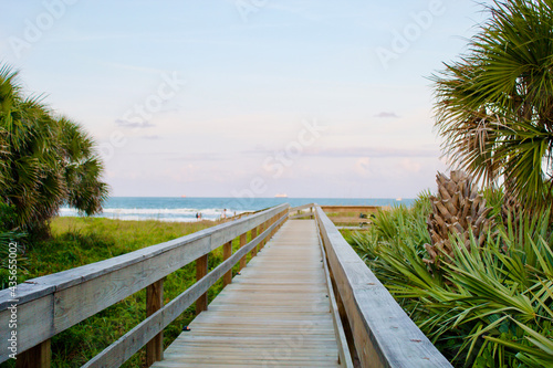 Boardwalk on Beach