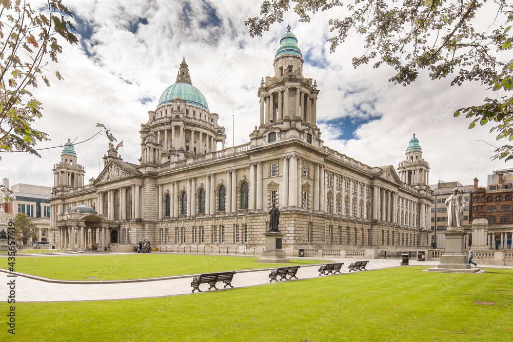 Belfast city hall building. Northern Ireland, UK