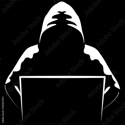 Silhouette of anonymous