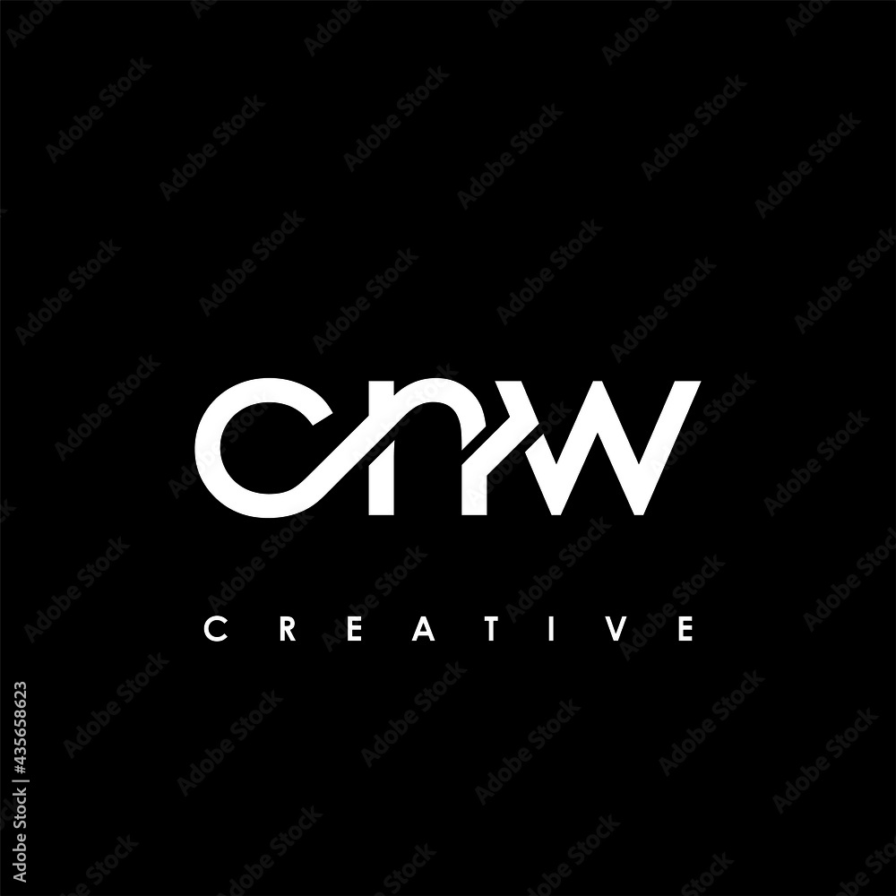CNW Letter Initial Logo Design Template Vector Illustration CNW Letter Initial Logo Design Template Vector Illustration