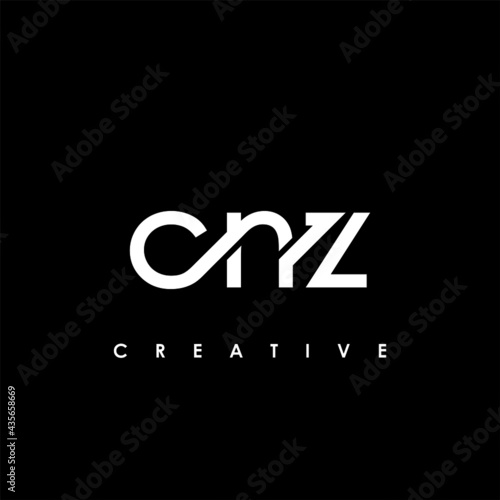 CNZ Letter Initial Logo Design Template Vector Illustration
