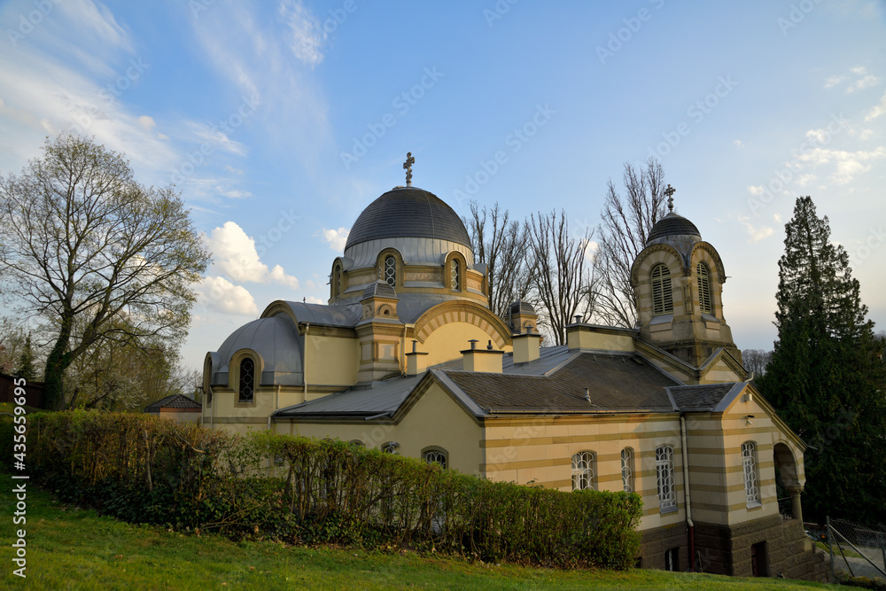 Fototapeta premium Die Orthodoxe Kirche von Bad Kissingen