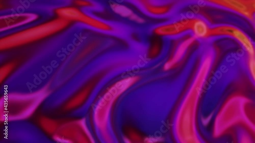 Colorful Iridescent Abstract Liquid Animation photo