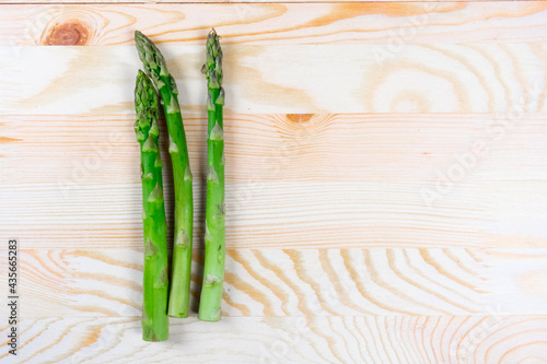 fresh green asparagus